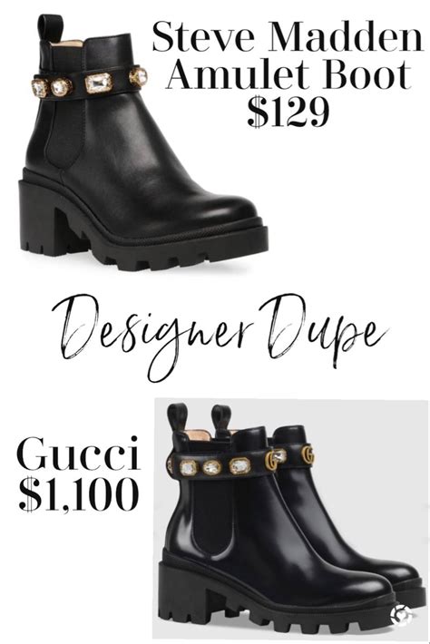 gucci dupe boots steve madden|gucci boots look alikes.